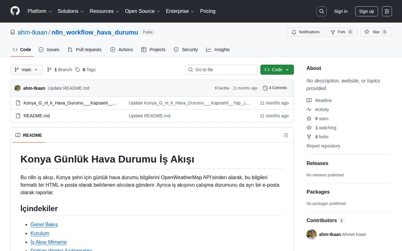 n8n Workflow Otomasyonu - 1